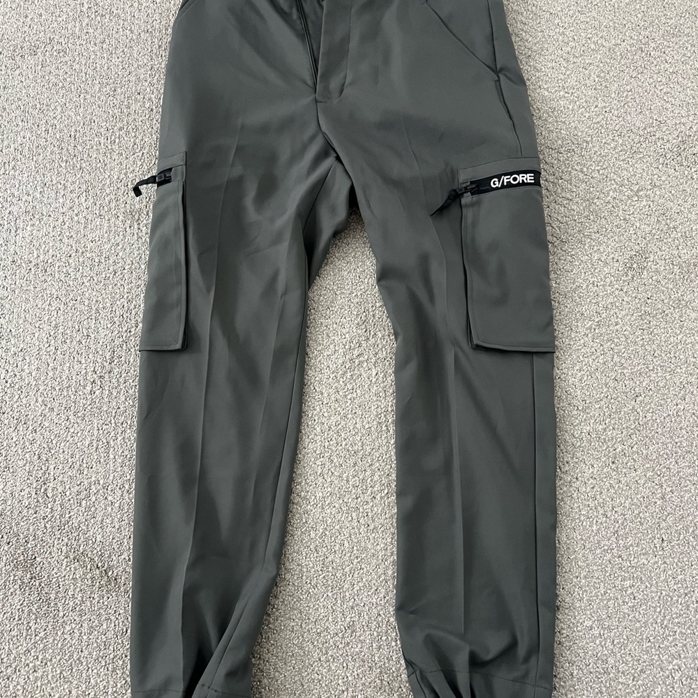 G/FORE Men's Dark Gray Cargo Pants